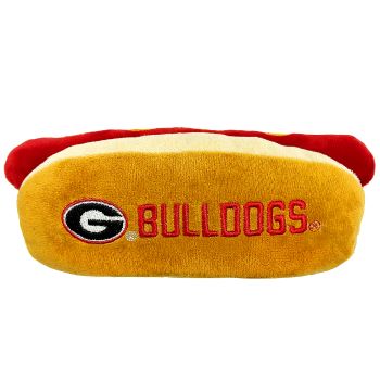 Georgia Bulldogs- Plush Hot Dog Toy
